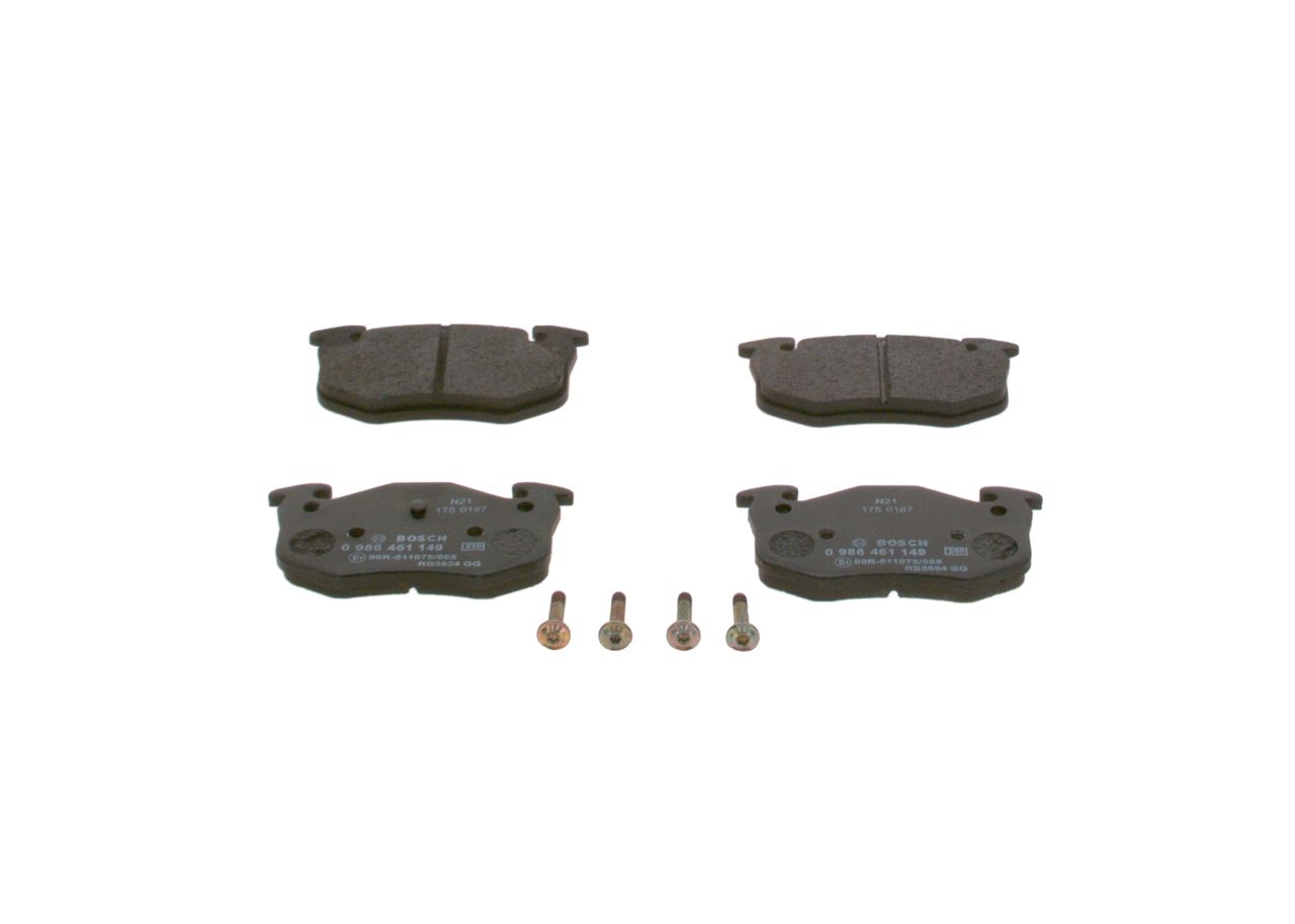 Гальмівні колодки дискові BOSCH 0986461149 - zapix