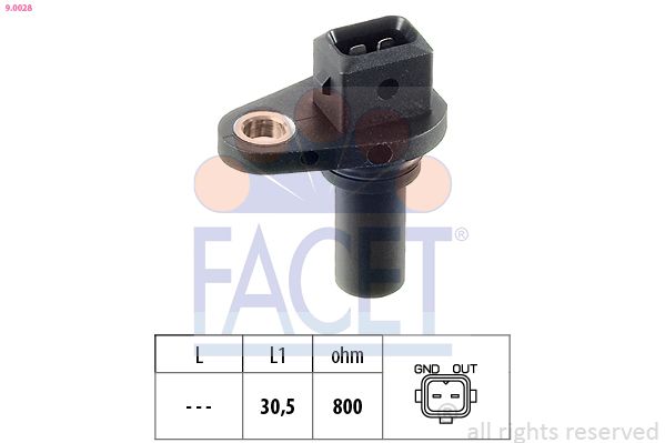Датчик положення розподільного вала FACET 90028 - zapix