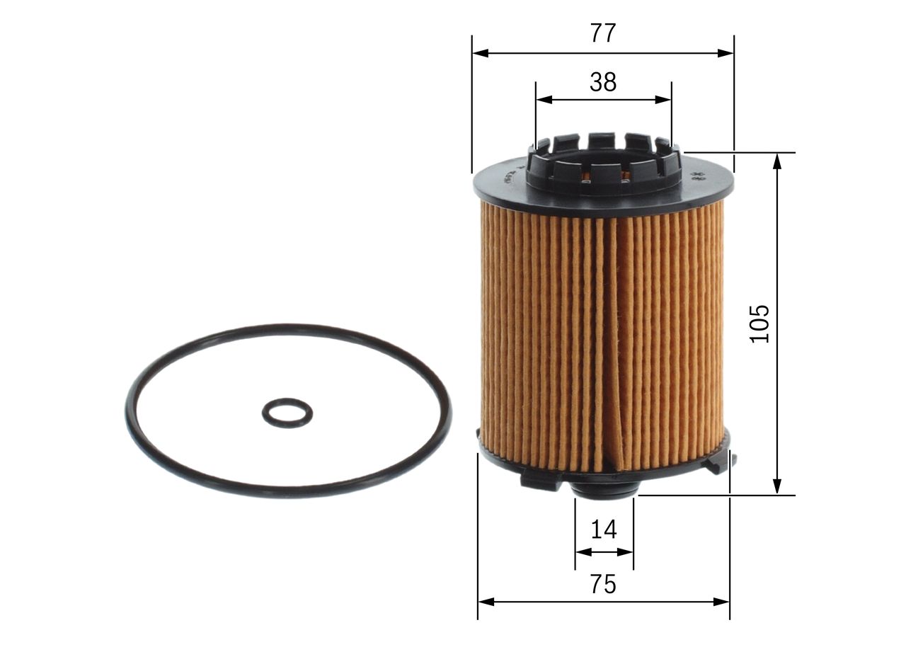 Оливний фільтр BOSCH F026407391 - zapix