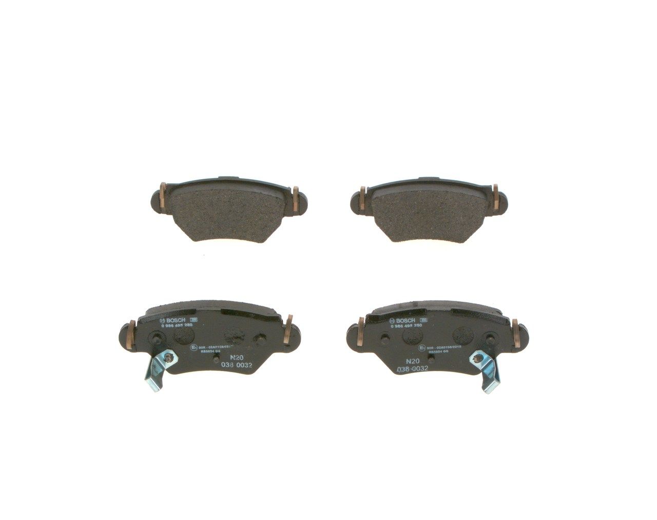Гальмівні колодки дискові BOSCH 0986495250 - zapix