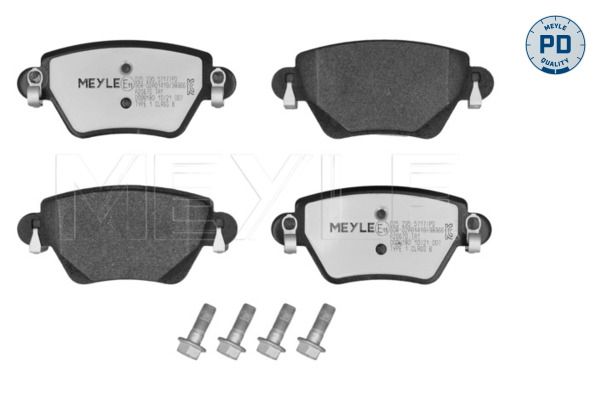 Гальмівні колодки дискові MEYLE 0252355717PD - zapix