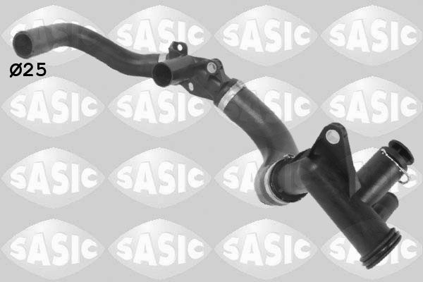 Патрубок системи охолодження SASIC 3406390 - zapix