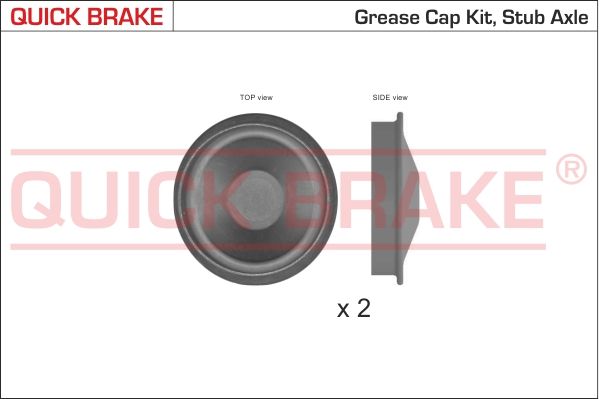 Кришка маточини QUICK BRAKE 9828K - zapix