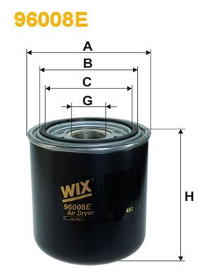 Фільтр осушувача повітря WIX FILTERS 96008E