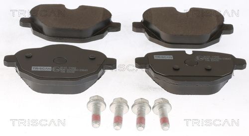 Гальмівні колодки дискові TRISCAN 811011042 - zapix