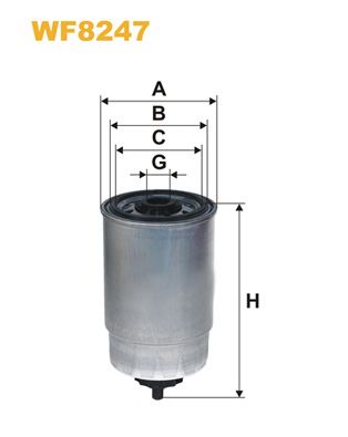 Паливний фільтр WIX FILTERS WF8247 - zapix
