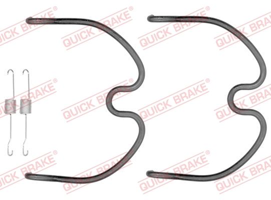 Монтажний комплект барабанних гальмівних колодок QUICK BRAKE 1050872 - zapix