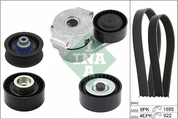 Комплект поліклинових ременів SCHAEFFLER INA 529052610 - zapix