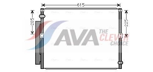 Радіатор кондиціонера AVA QUALITY COOLING TO5569D - zapix