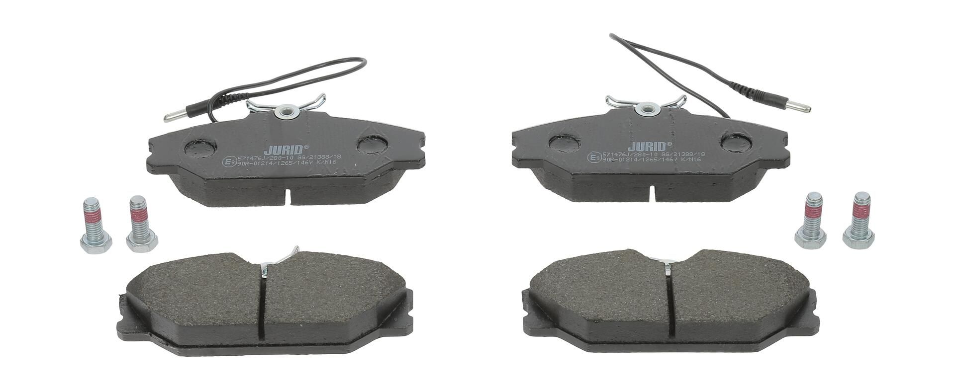 Гальмівні колодки дискові JURID 571476J - zapix