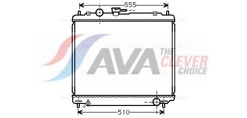 Радіатор охолодження двигуна AVA QUALITY COOLING MT2109 - zapix