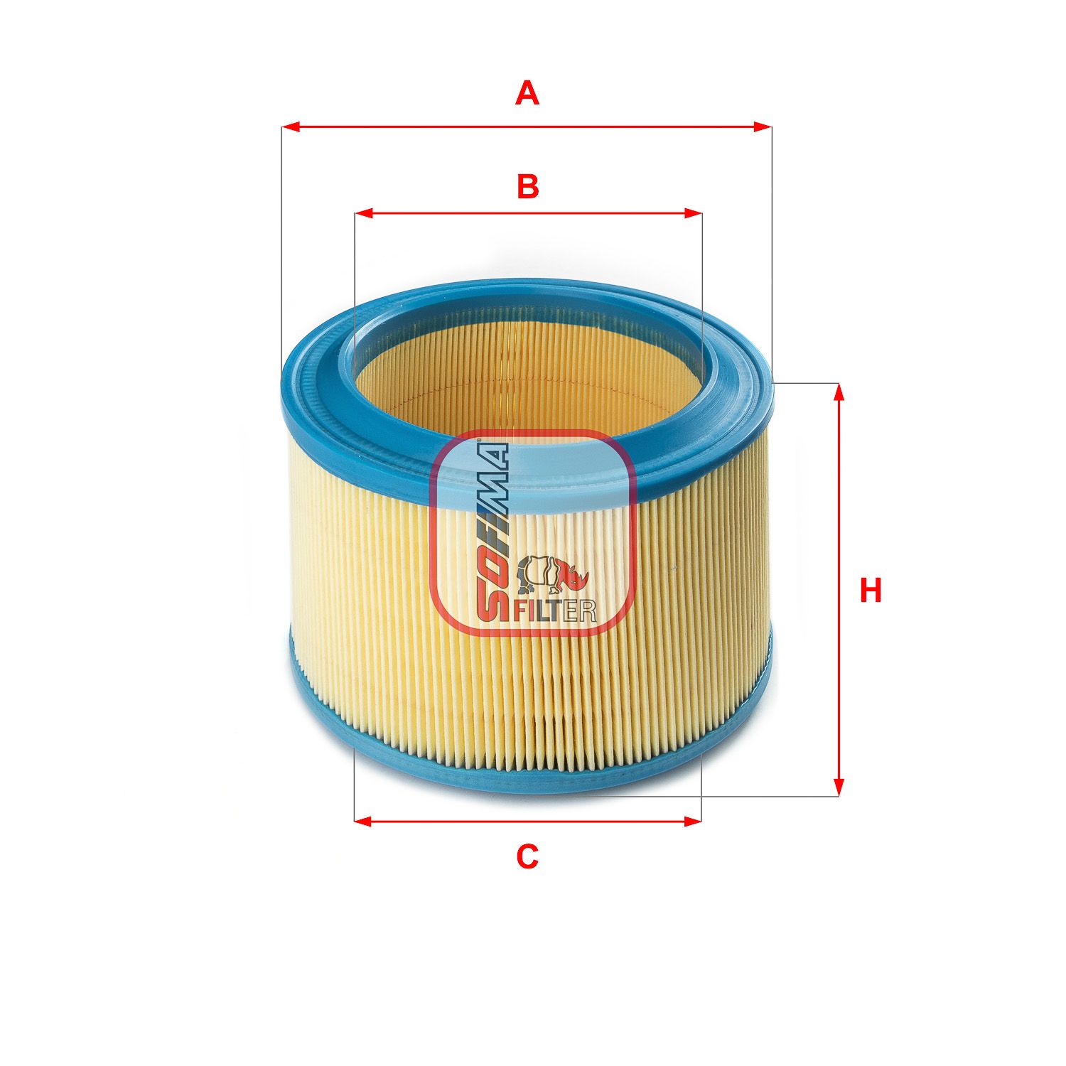 Повітряний фільтр SOFIMA S7239A - zapix