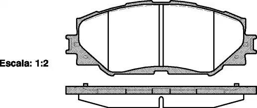 Гальмівні колодки дискові WOKING P1332300 - zapix
