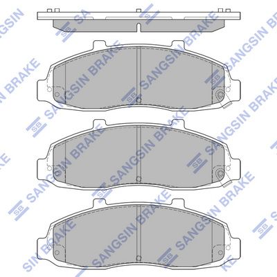 Гальмівні колодки дискові HI-Q SP1282 - zapix