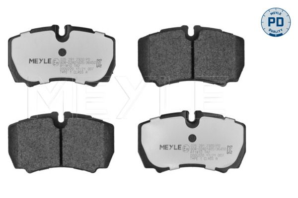 Гальмівні колодки дискові MEYLE 0252912320PD - zapix