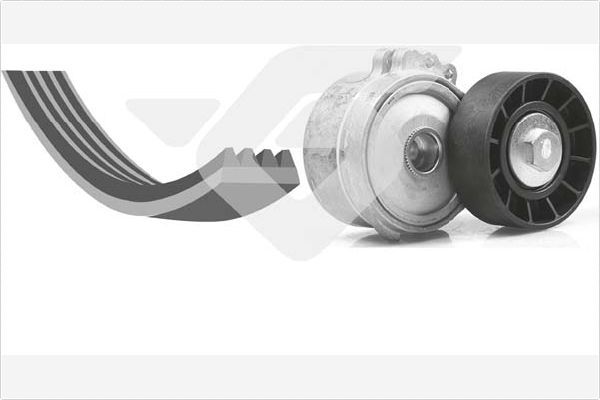 Комплект поліклинових ременів HUTCHINSON KHV173 - zapix
