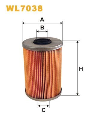 Оливний фільтр WIX FILTERS WL7038