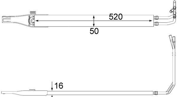 Оливний радіатор ГПК MAHLE CLC10000P - zapix