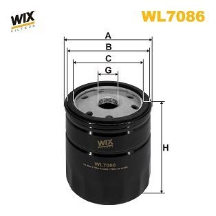 Оливний фільтр WIX FILTERS WL7086 - zapix