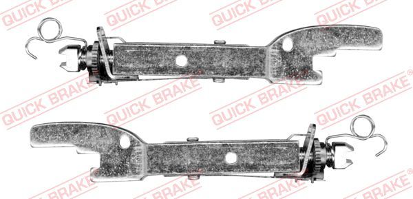 Монтажний комплект барабанних гальмівних колодок QUICK BRAKE 10153007 - zapix