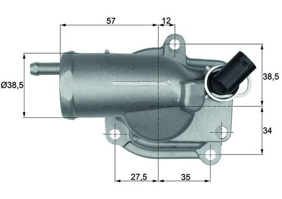 Термостат MAHLE TH1087 - zapix