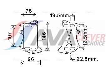 Радіатор коробки передач AVA QUALITY COOLING BW3556 - zapix