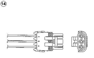 Кисневий датчик NGK 1866 - zapix