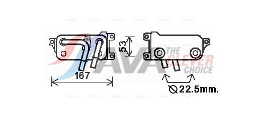 Радіатор коробки передач AVA QUALITY COOLING BW3401 - zapix