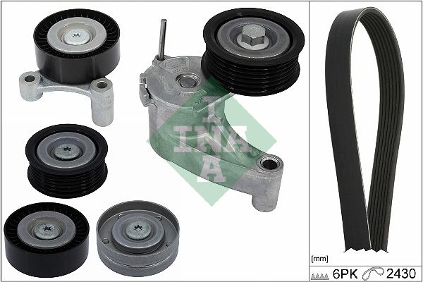 Комплект поліклинових ременів SCHAEFFLER INA 529055410 - zapix