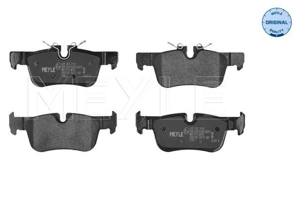 Гальмівні колодки дискові MEYLE 0252533116 - zapix
