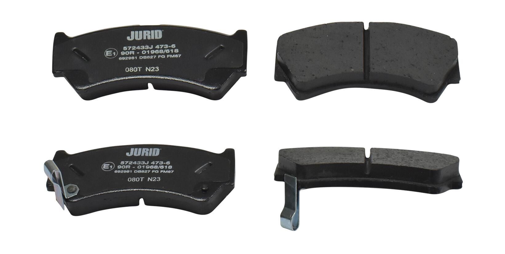 Гальмівні колодки дискові JURID 572433J - zapix