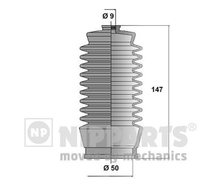 Пильник рульової рейки NIPPARTS J2852003 - zapix