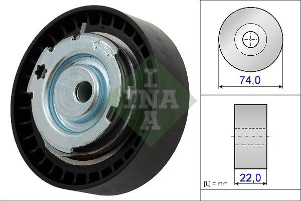 Натяжний ролик ГРМ SCHAEFFLER INA 531087610 - zapix