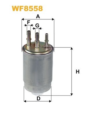 Паливний фільтр WIX FILTERS WF8558 - zapix