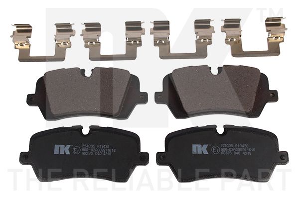 Гальмівні колодки дискові NK 224035 - zapix
