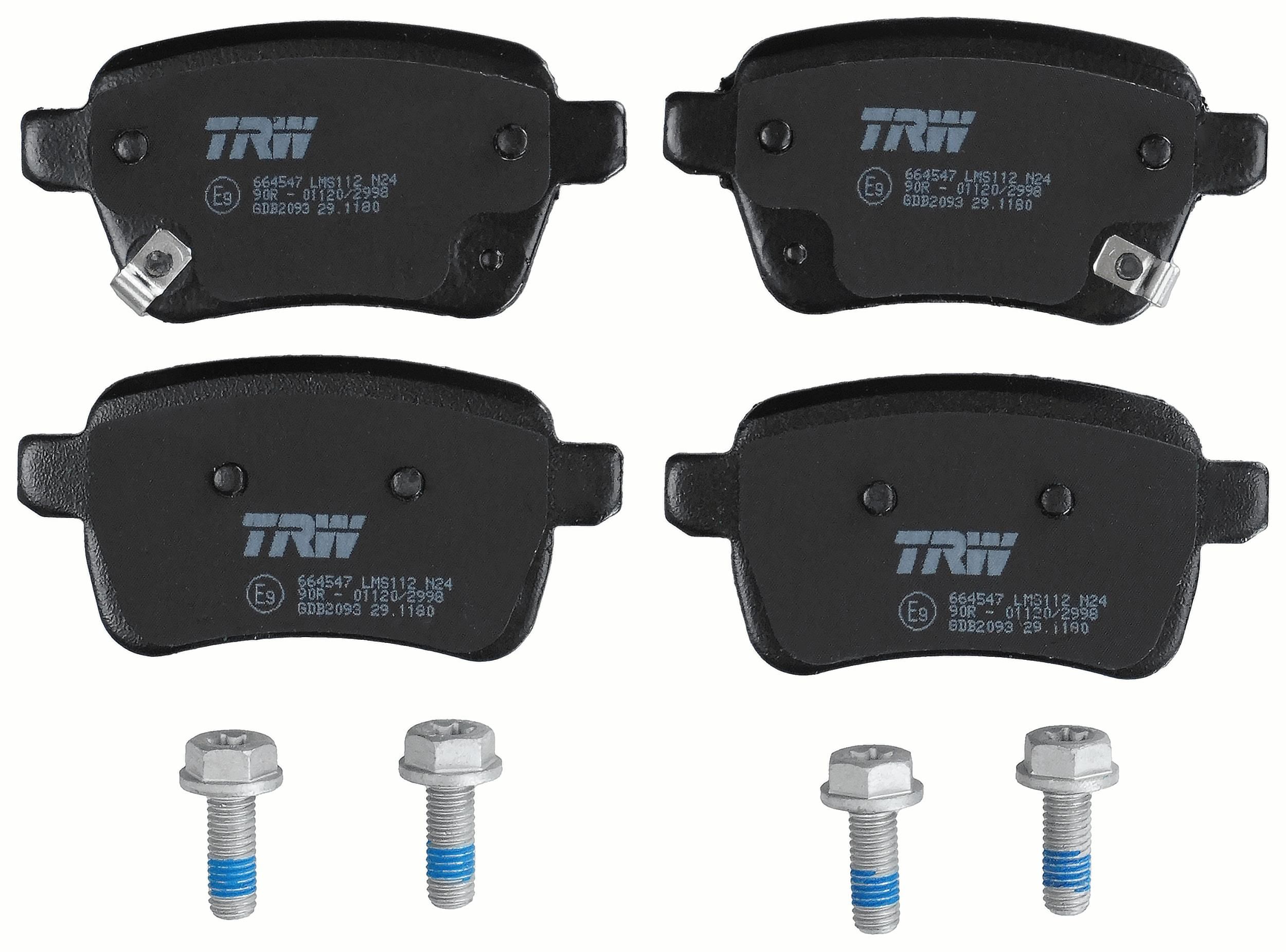 Гальмівні колодки дискові TRW GDB2093 - zapix