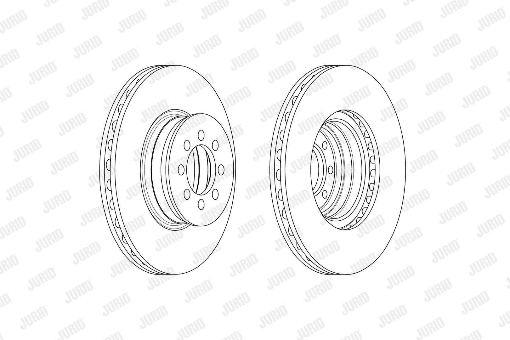 Гальмівний диск JURID 569232J - zapix