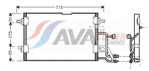 Радіатор кондиціонера AVA QUALITY COOLING AI5116 - zapix