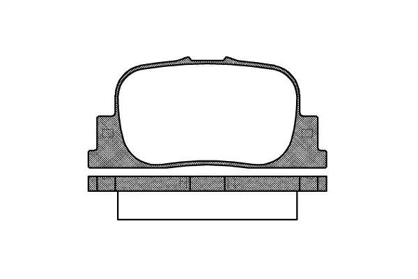 Гальмівні колодки дискові WOKING P901300 - zapix