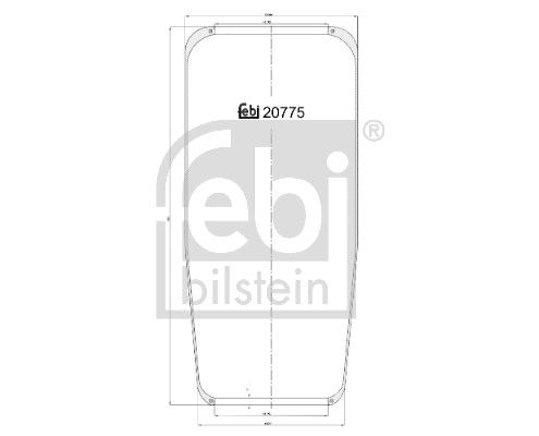 Пневматична підвіска FEBI BILSTEIN 20775 - zapix