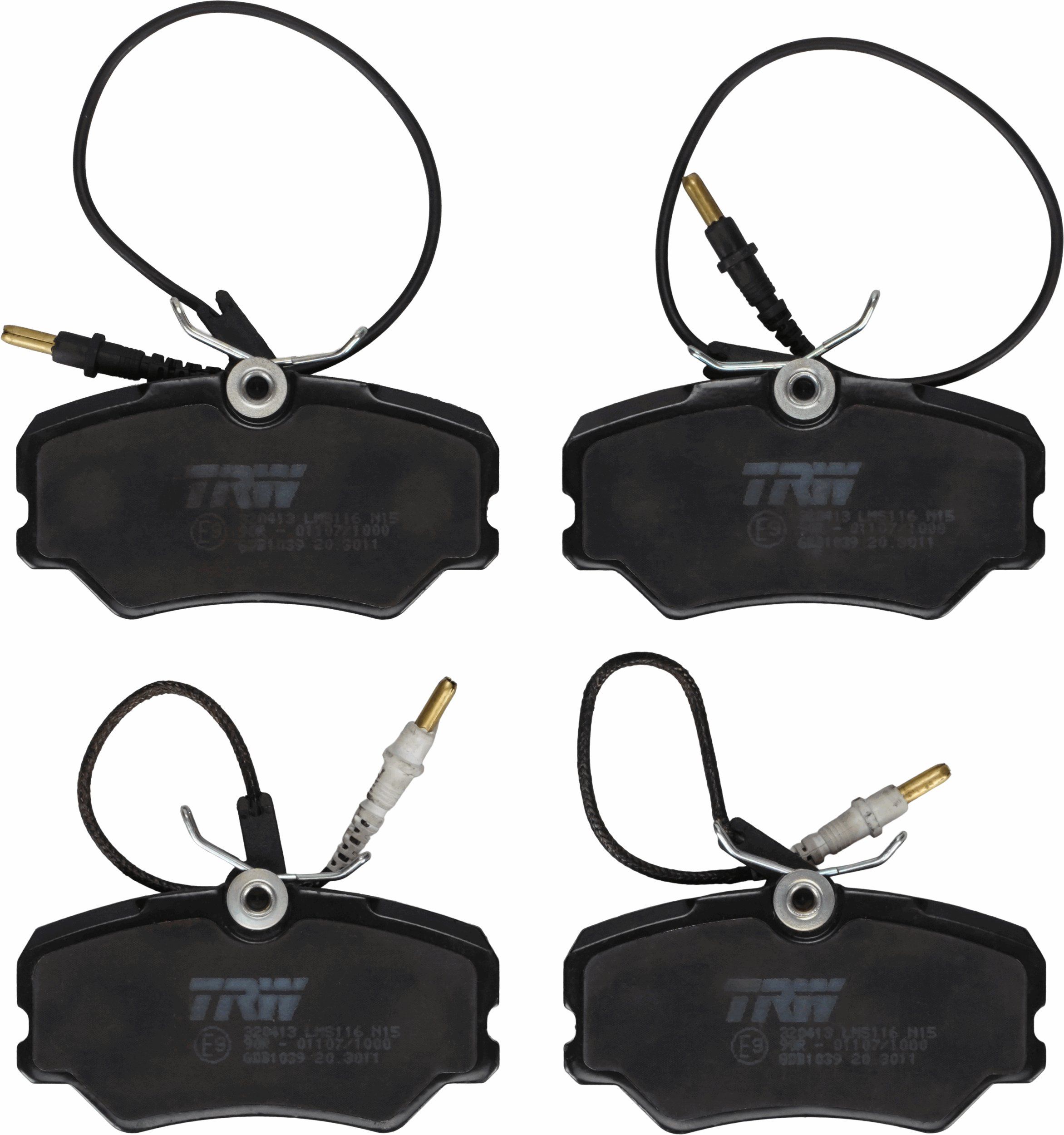 Гальмівні колодки дискові TRW GDB1039 - zapix