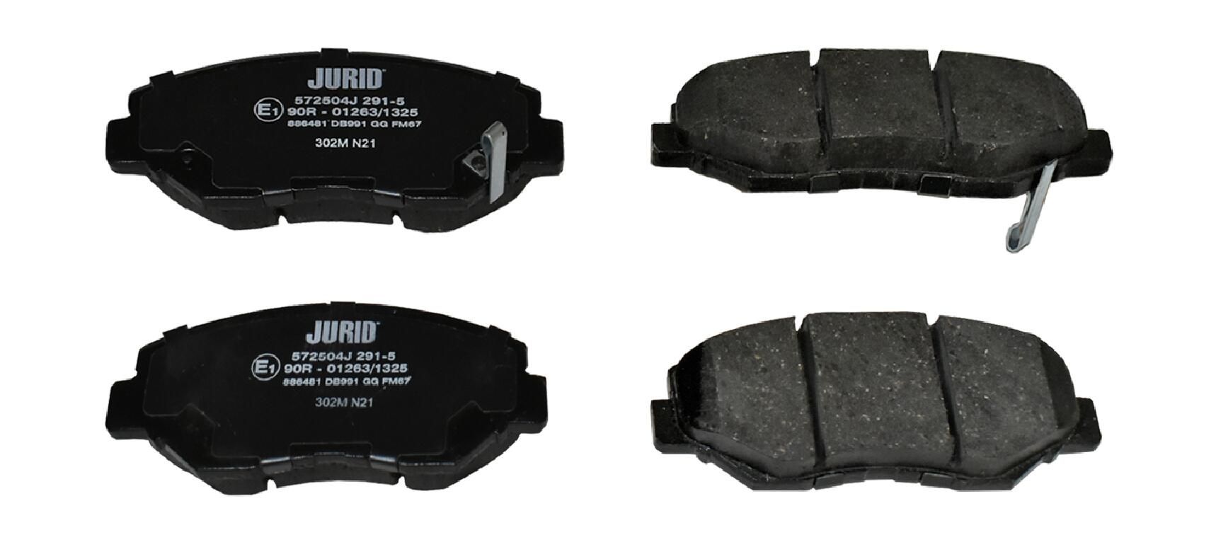 Гальмівні колодки дискові JURID 572504J - zapix