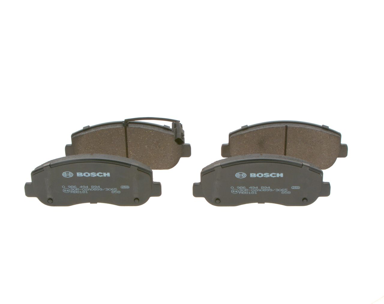 Гальмівні колодки дискові BOSCH 0986494894 - zapix