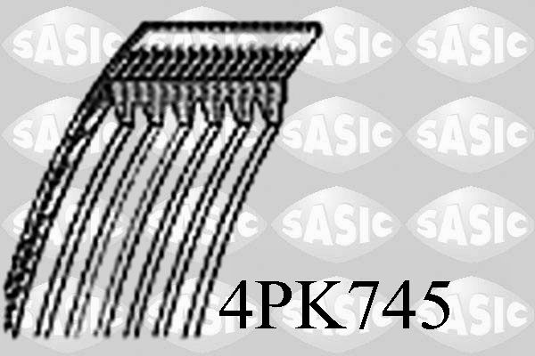 Поліклиновий ремінь SASIC 4PK745 - zapix