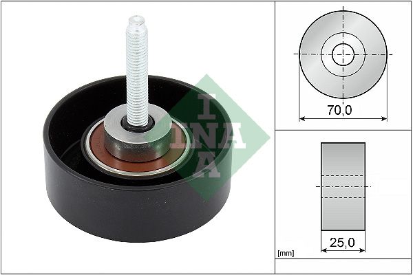 Обвідний ролик ременя приводного SCHAEFFLER INA 532054110 - zapix