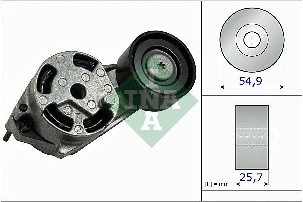 Натяжний пристрій ременя поліклінового SCHAEFFLER INA 534051610 - zapix