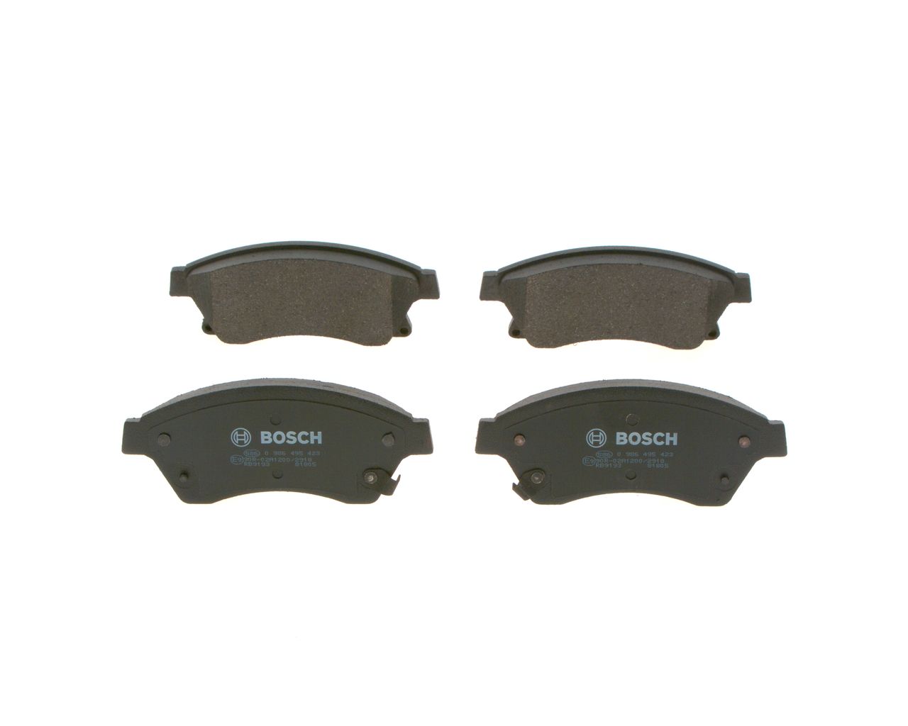 Гальмівні колодки дискові BOSCH 0986495423 - zapix