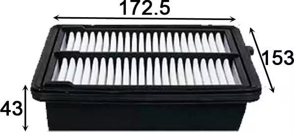 Воздушный фильтр JS ASAKASHI A892J