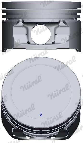 Поршень NÜRAL 8713940700 - zapix