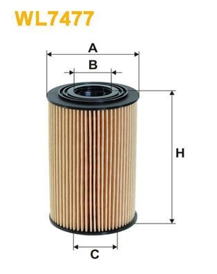 Оливний фільтр WIX FILTERS WL7477 - zapix